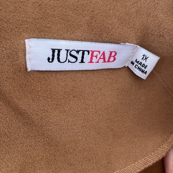 Ladies Suede Jacket with wool collar - Picture 8 of 8